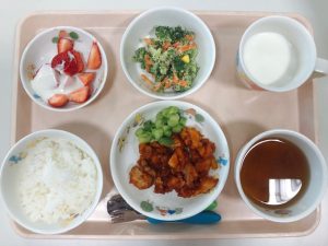 今年度最後の給食でした！